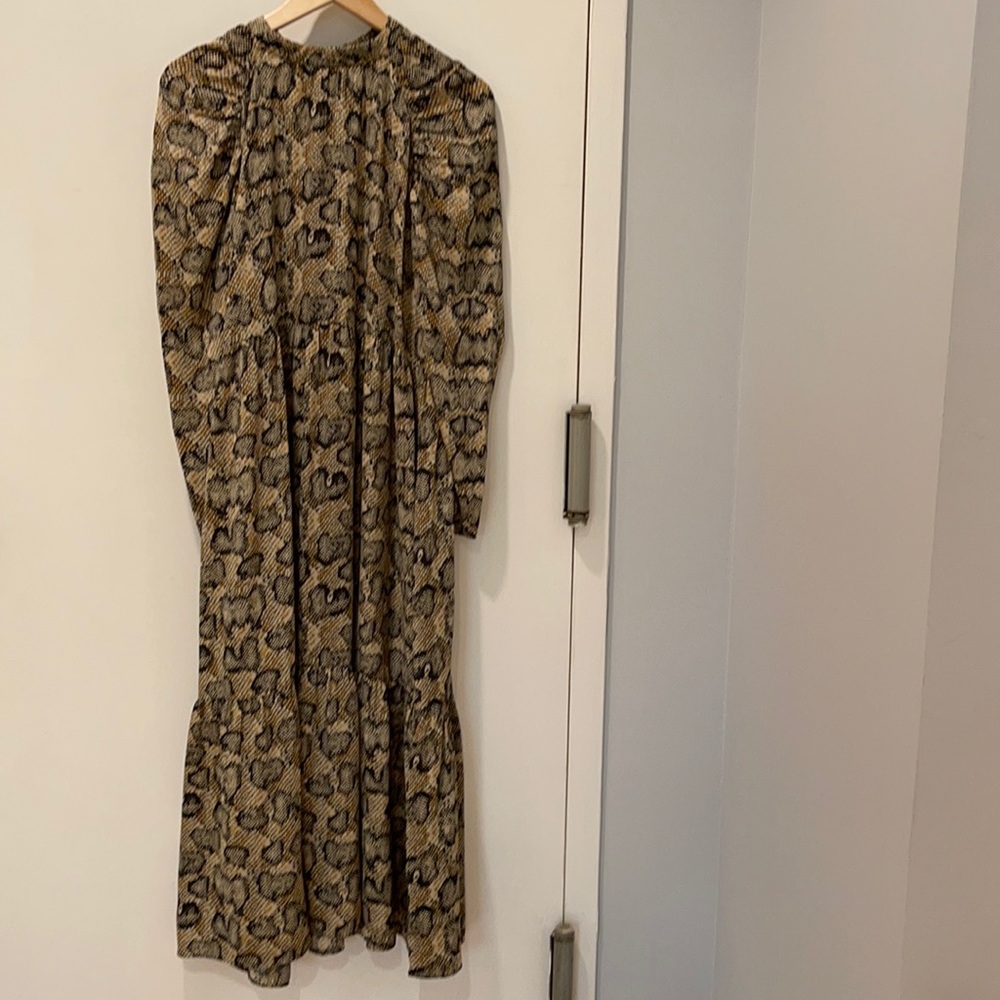 Zara Snake Print Maxi Dress